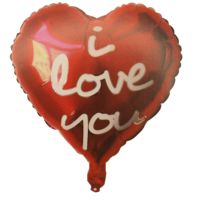 Szív  "I love You " Lufi