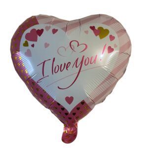 Pink Szív "I love You " Lufi